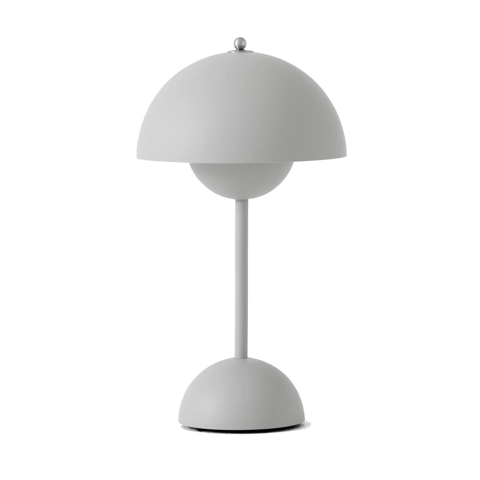 Flowerpot portabel bordslampa VP9, matt ljusgrå &Tradition