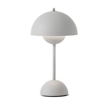 Flowerpot portabel bordslampa VP9 - matt ljusgrå - &Tradition