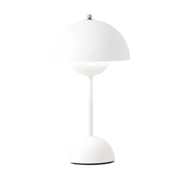 Flowerpot portabel bordslampa VP9 - matt vit - &Tradition