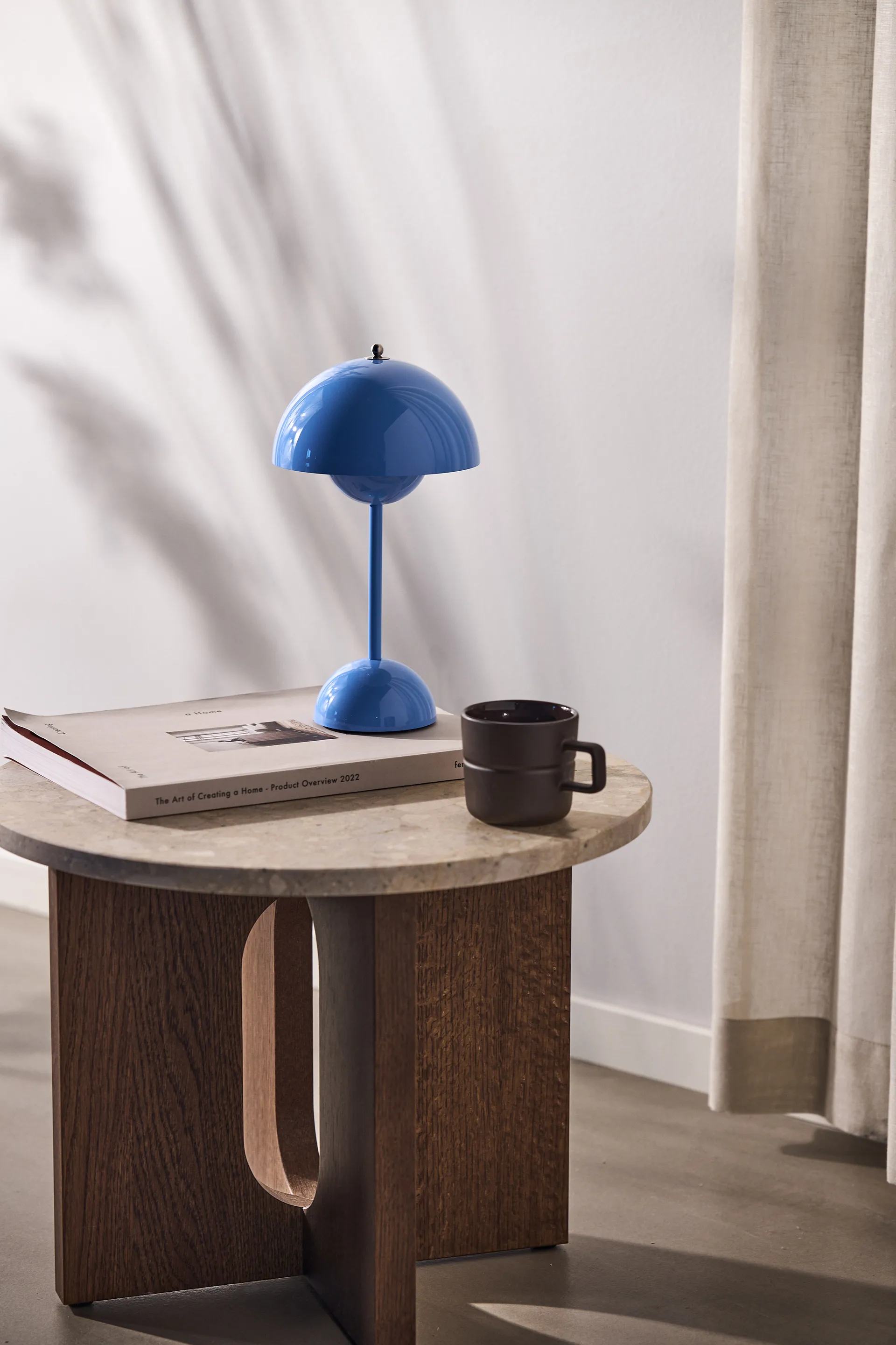 Flowerpot portabel bordslampa VP9, Swim blue &Tradition