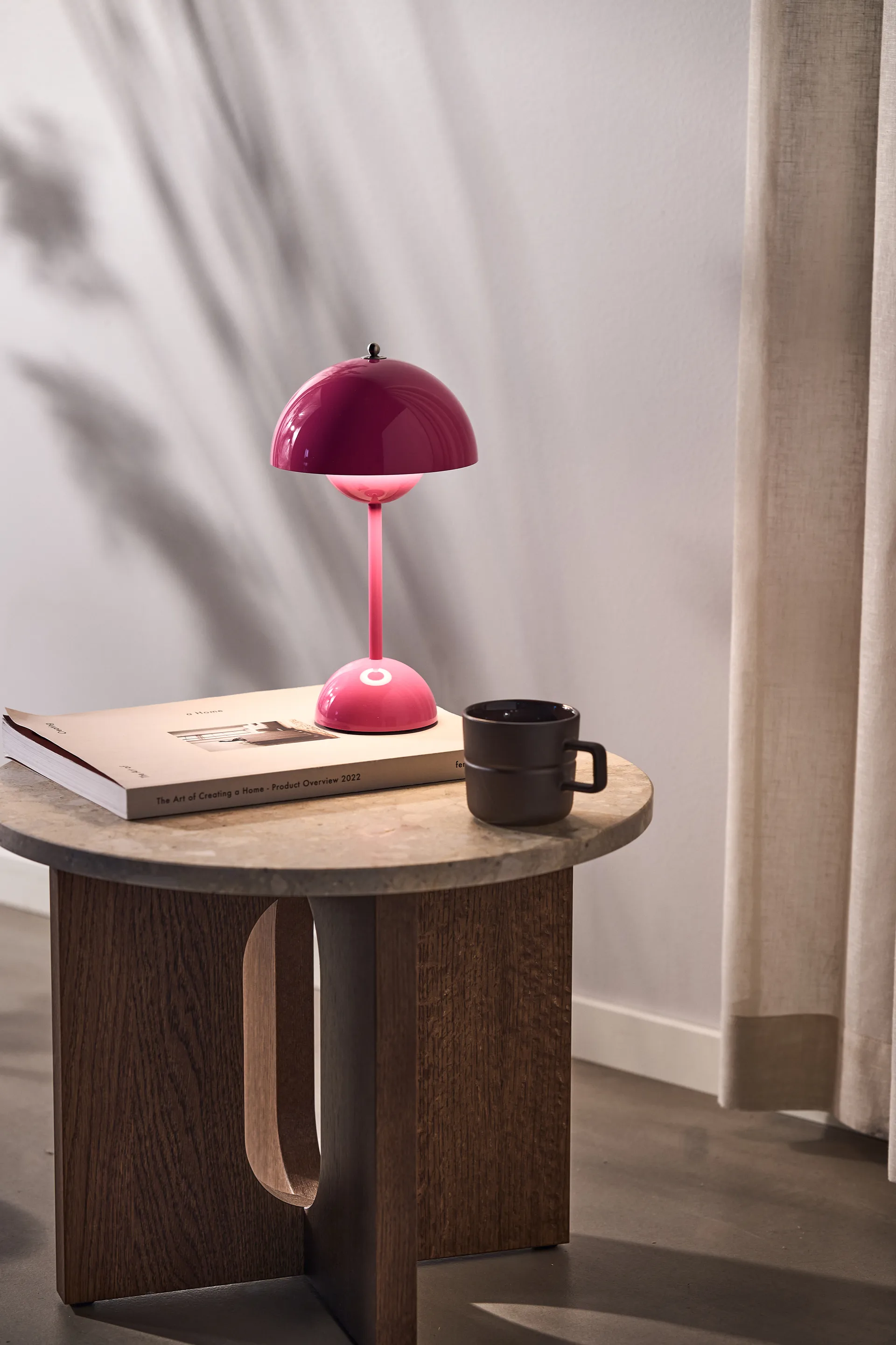 Flowerpot portabel bordslampa VP9, Tangy pink &Tradition