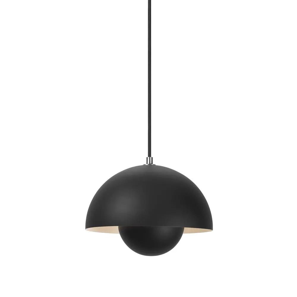 Flowerpot VP1 pendel, matt svart &Tradition