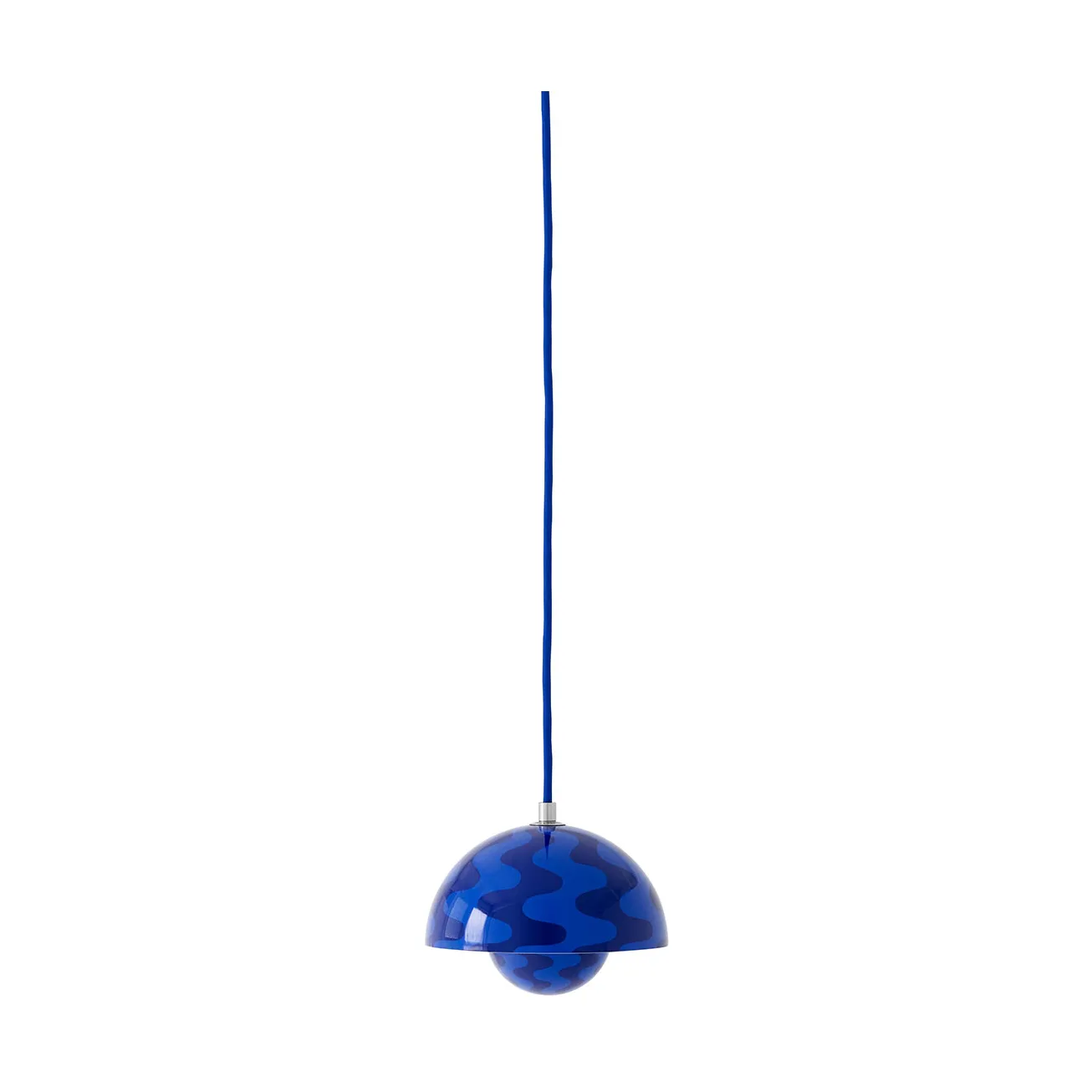 Flowerpot VP10 pendel, Cobalt blue-Twilight blue &Tradition