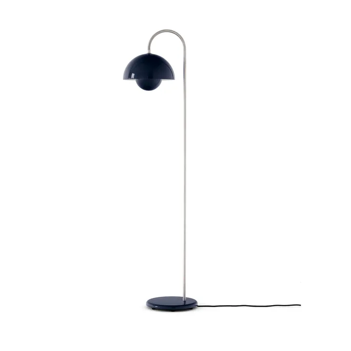 Flowerpot VP12 golvlampa - Steel blue - &Tradition