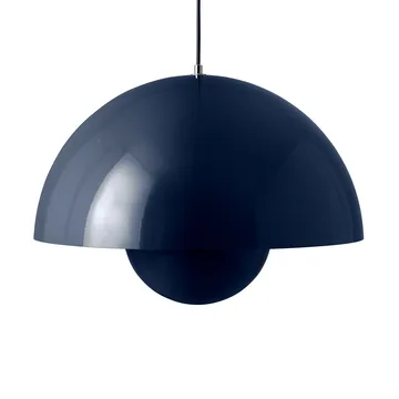 Flowerpot VP2 pendel stor - Steel blue - &Tradition