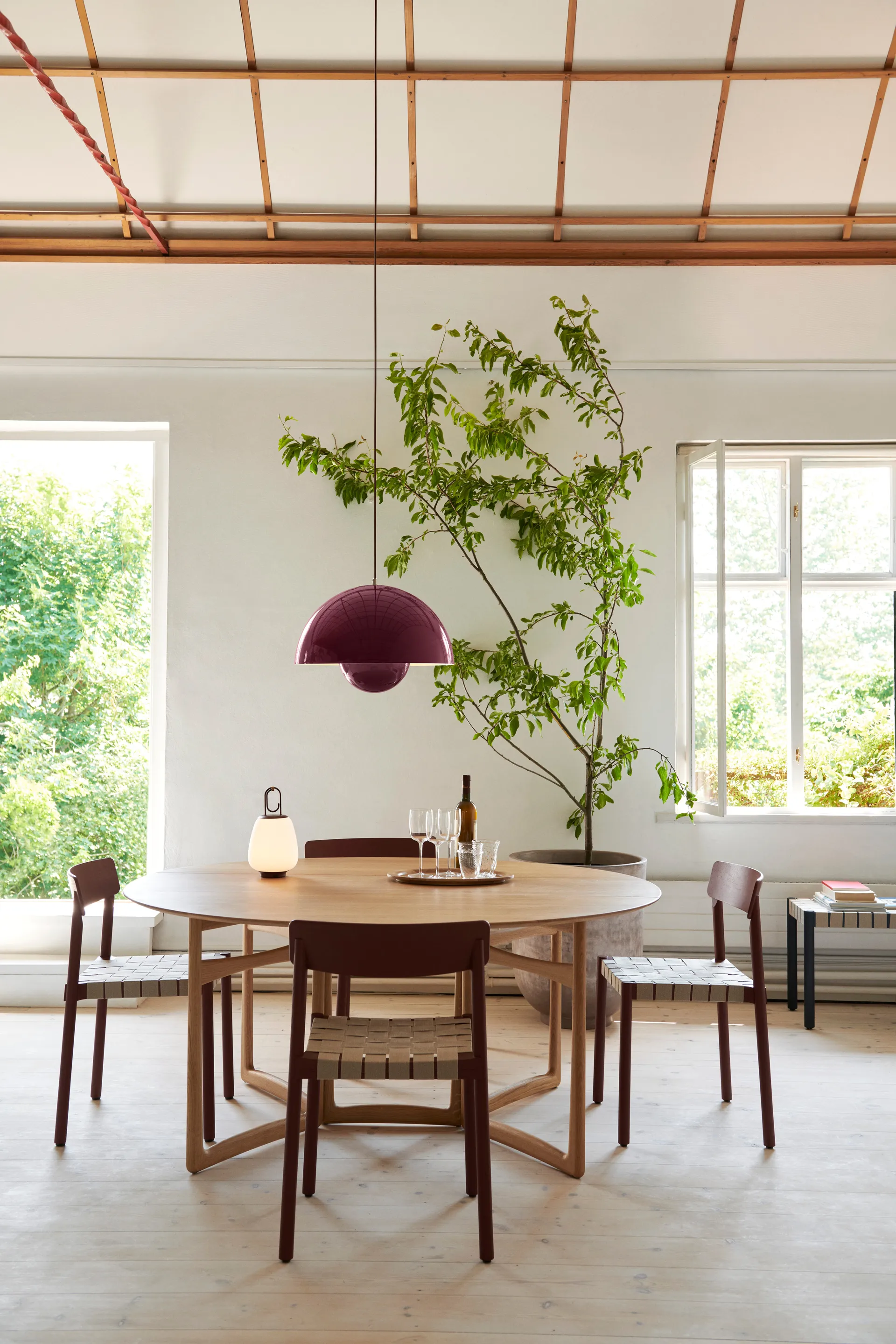 Flowerpot VP7 pendel, Dark plum &Tradition