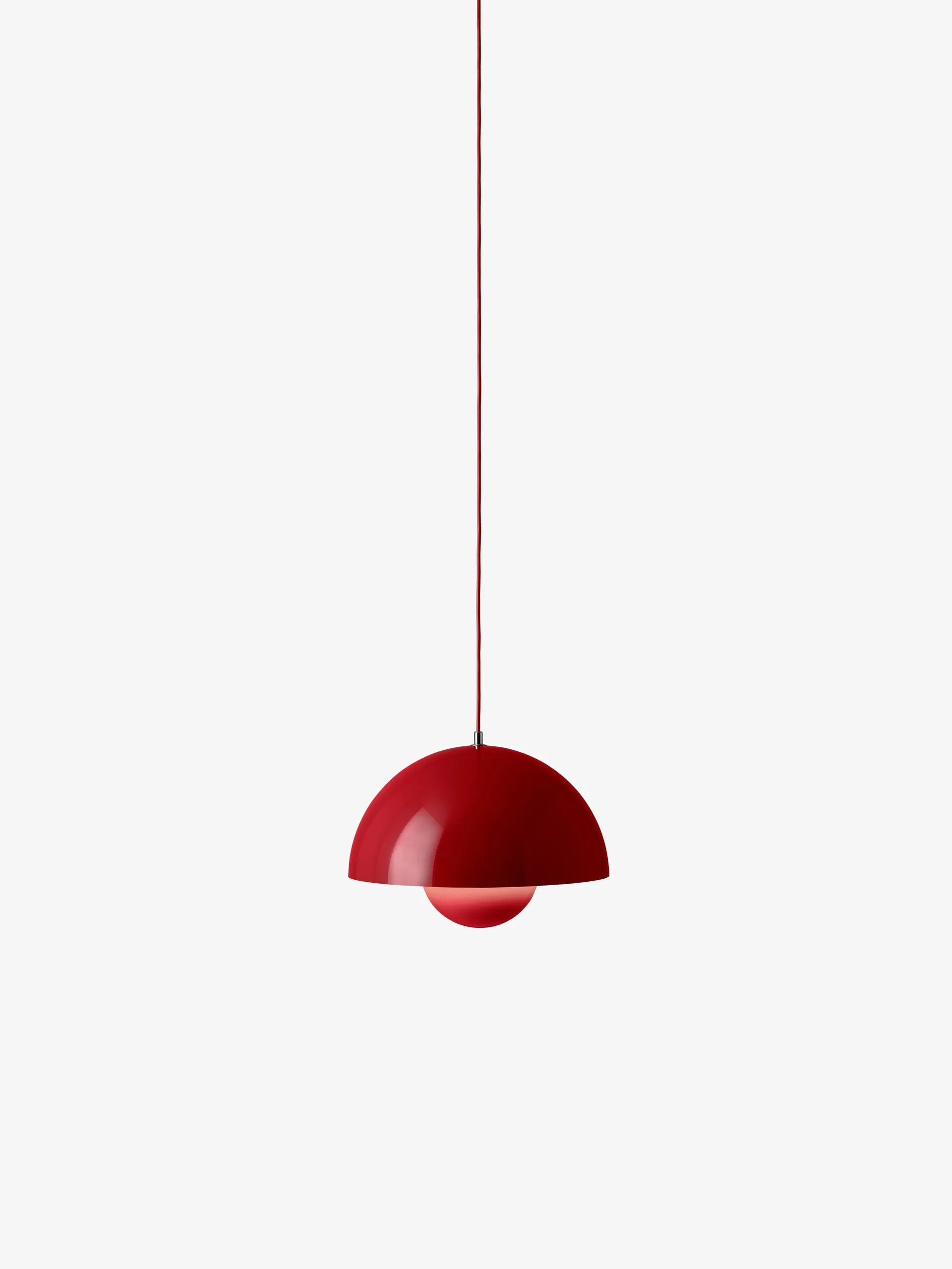 Flowerpot VP7 pendel, Vermilion red &Tradition