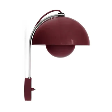 Flowerpot VP8 vägglampa - Dark plum - &Tradition