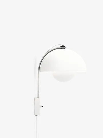 Flowerpot VP8 vägglampa - Matt white - &Tradition