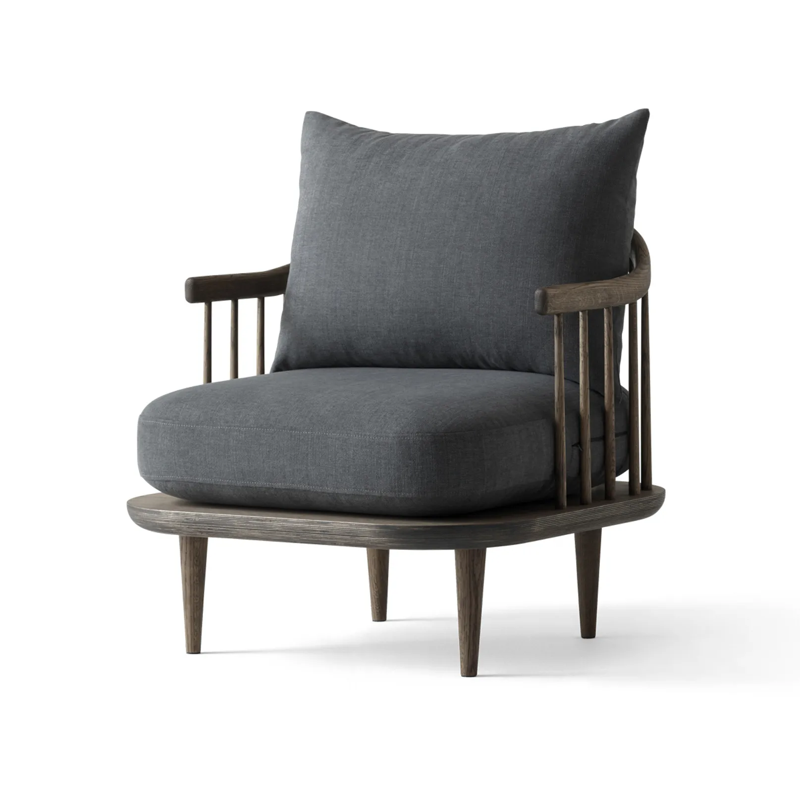 Fly Chair SC10, rökt ek, mörkgrå &Tradition
