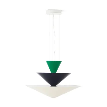 Gio LN15 pendel Ø92 cm - Signal green-deep blue-ecru - &Tradition