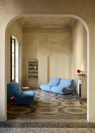 Hi Lo AV54 modulsoffa mittmodul - Gentle 0733 - &Tradition