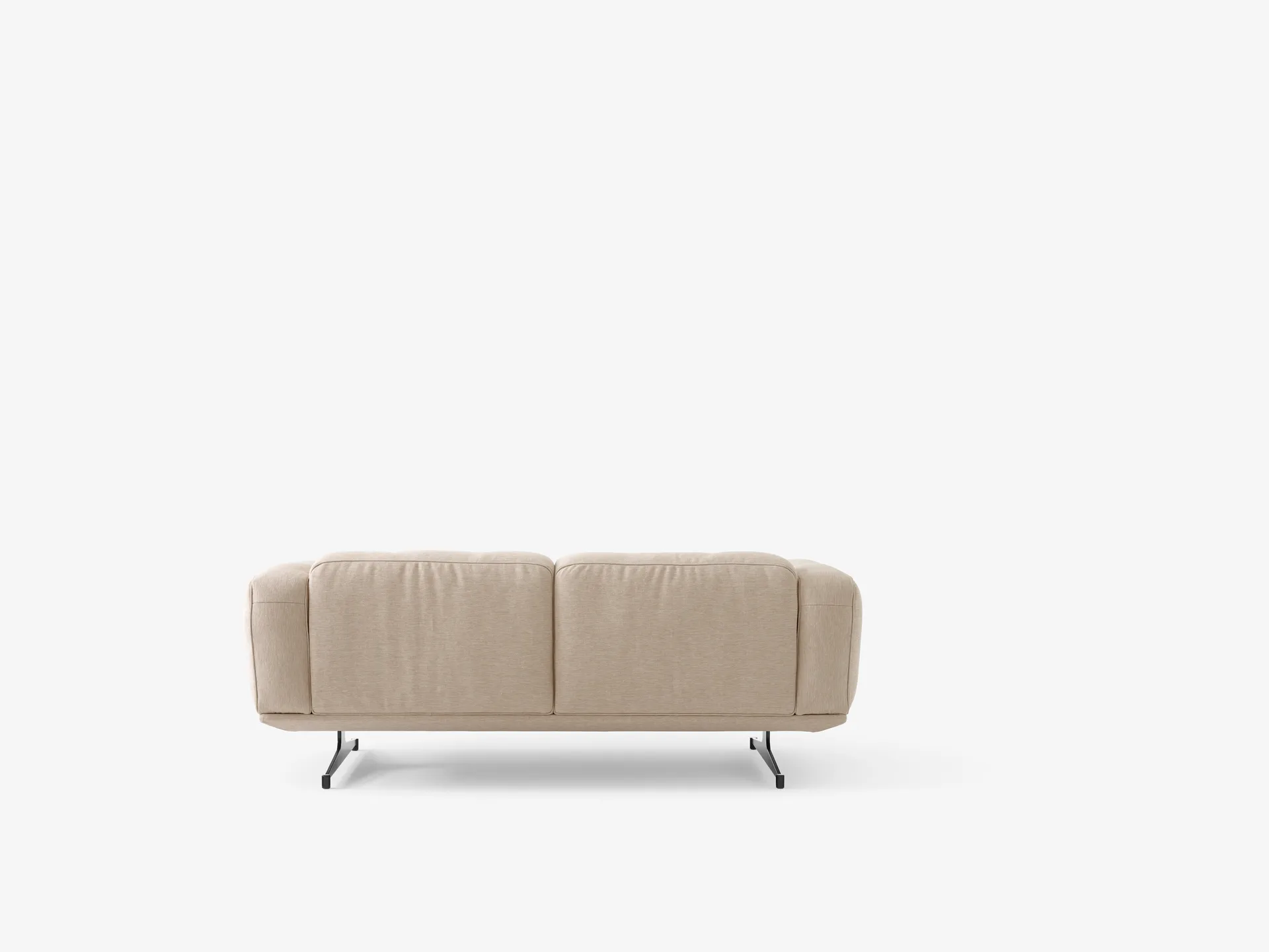 Inland AV22 soffa 2-sits, Clay 0011-warm black &Tradition
