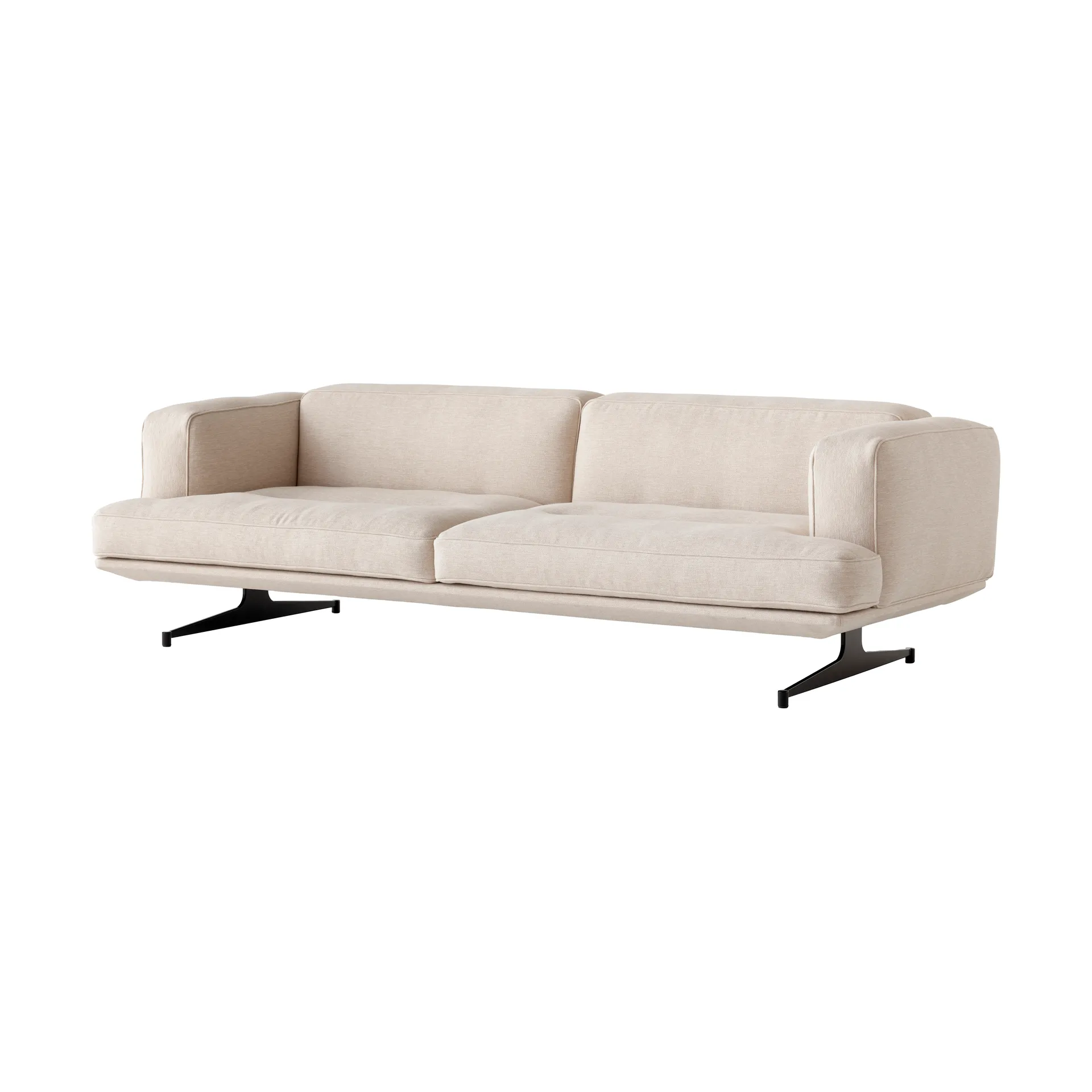 Inland AV23 3-sits soffa, Clay 0011-warm black &Tradition