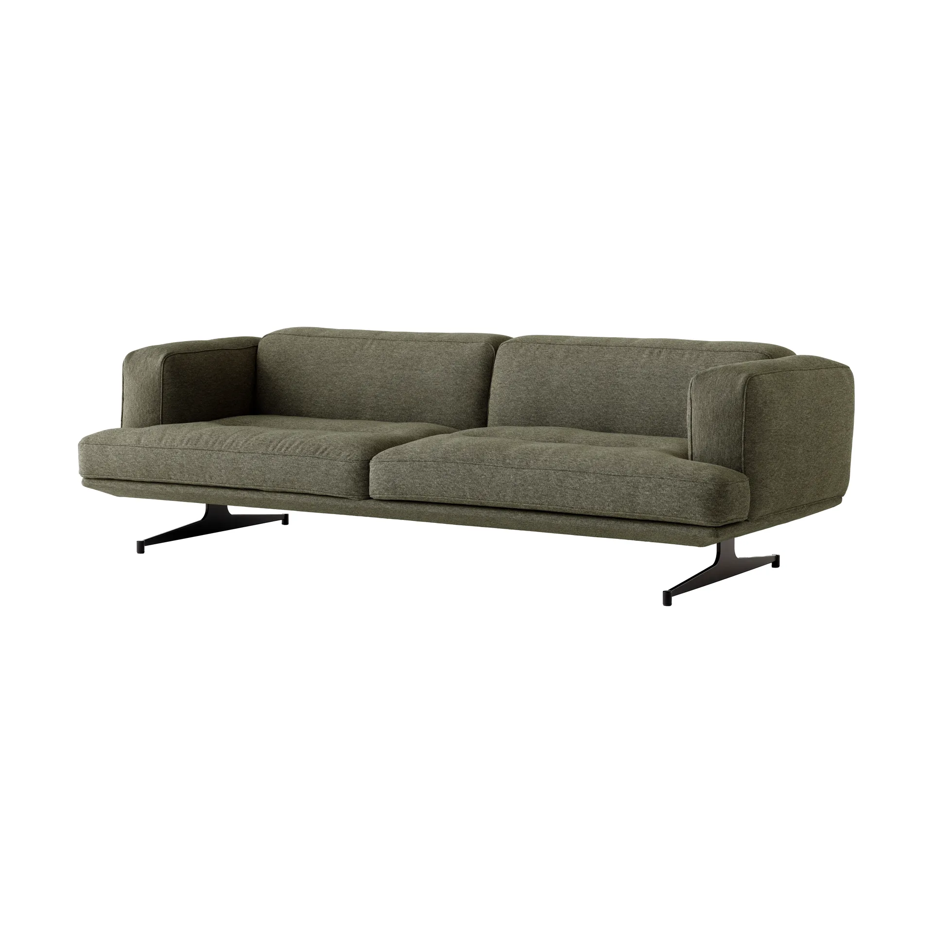 Inland AV23 3-sits soffa, Clay 0014-warm black &Tradition