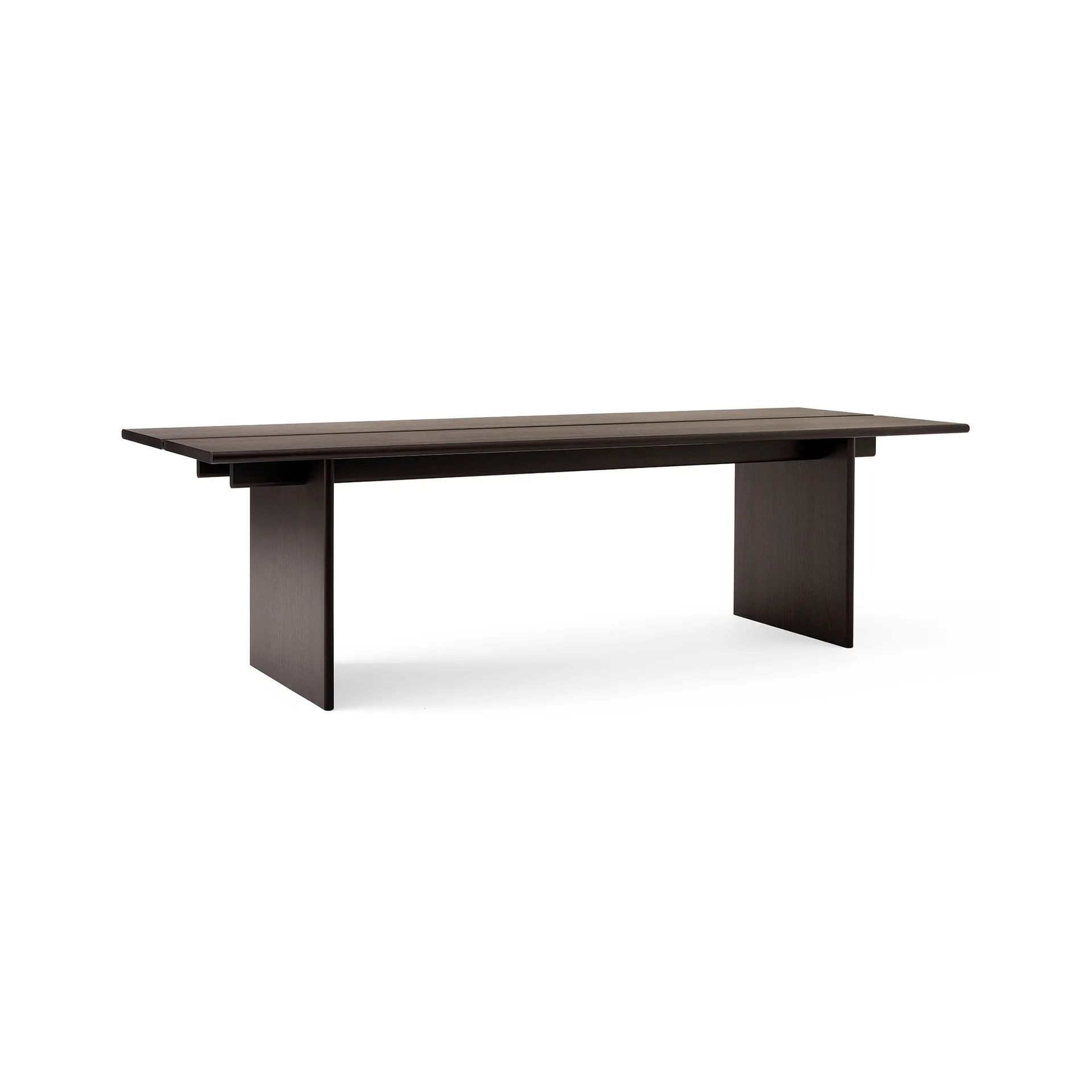 Ita OS2 matbord med kabelgömma 95x260 cm, Dark stained oak &Tradition