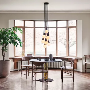 Mass Light NA6 pendel - svart marmor/vit, nero marquina - &Tradition