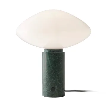 Mist AP17 bordslampa Ø37 cm - Matt White & Guatemala Verde - &Tradition