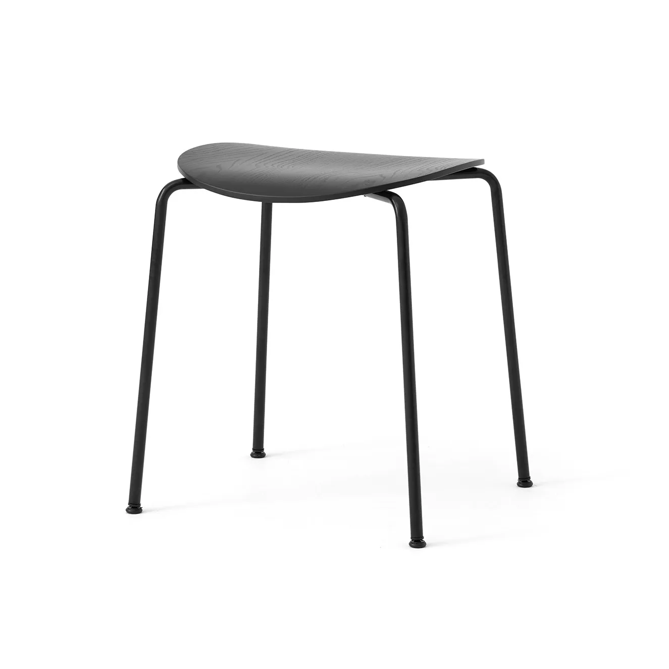 Pavilion AV36 pall, Black-black lacquered oak &Tradition