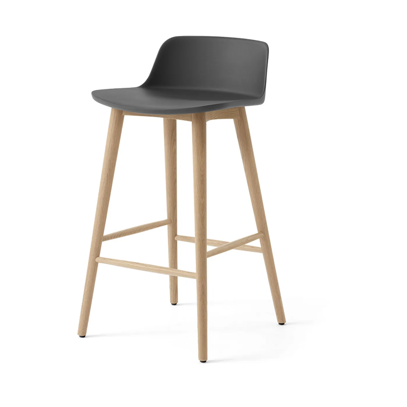 Rely HW118 barstol, Stone grey-lackerad ek, 65 cm &Tradition