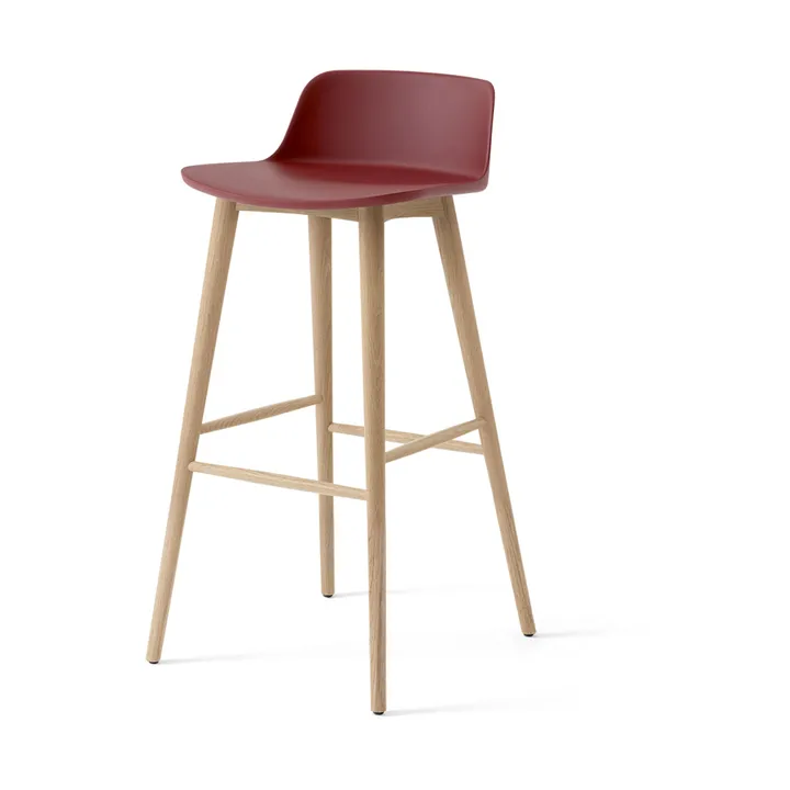 Rely HW123 barstol - Red brown-lackerad ek, 75 cm - &Tradition