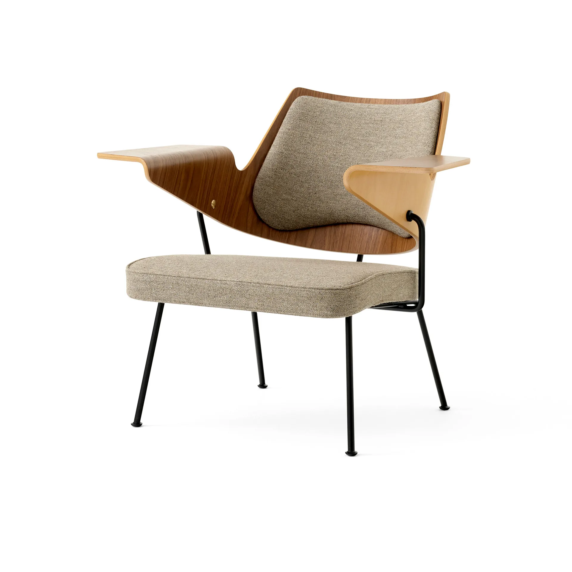 RFH RD8 lounge stol, Walnut-beech-brown &Tradition