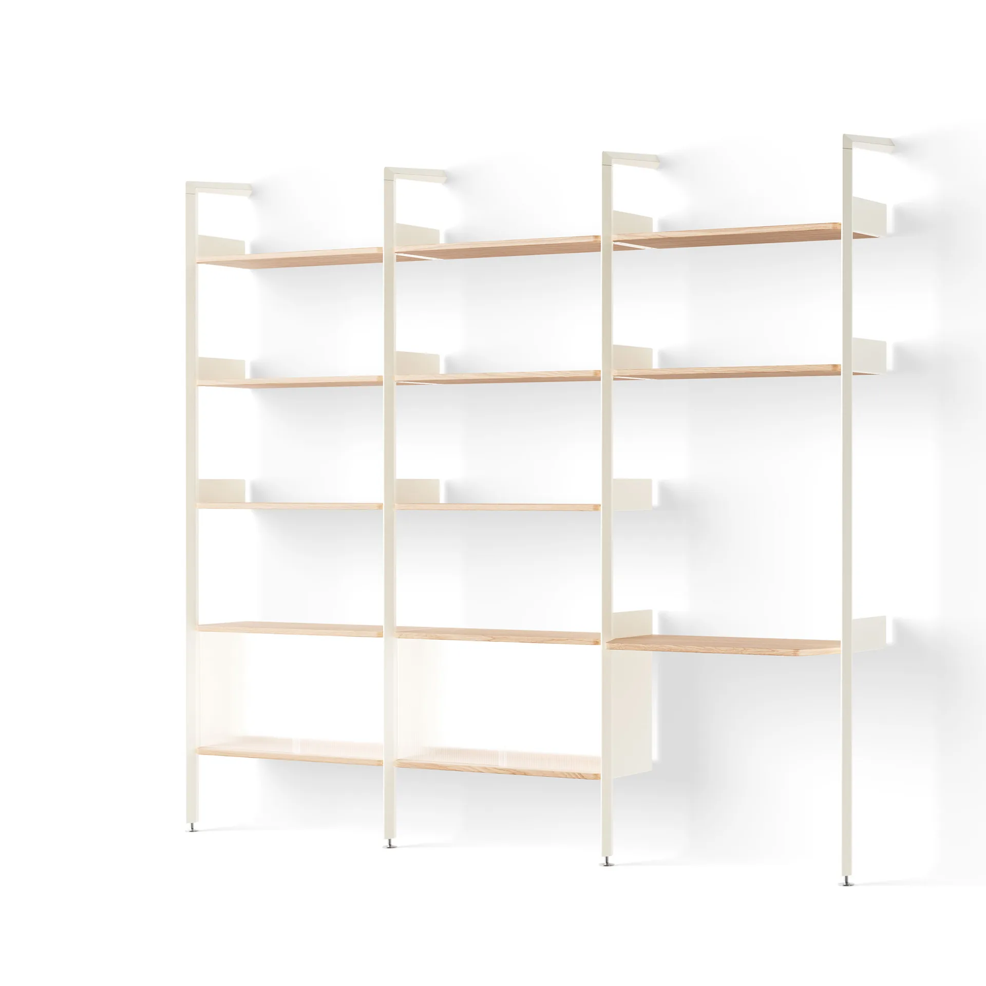 Rombe hylla konfiguration J alabaster-lackad ek &Tradition