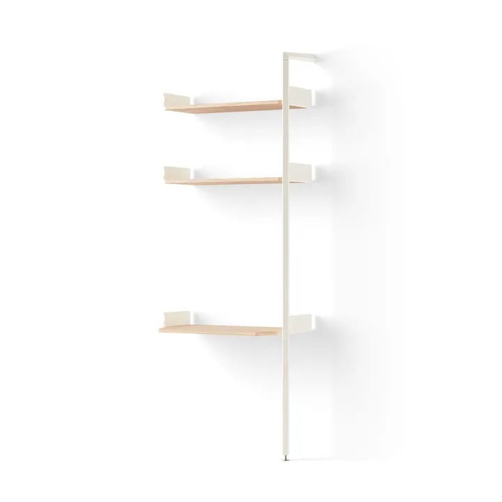 Rombe IF5 add-on hylla+skrivbord alabaster-ek lack - &Tradition