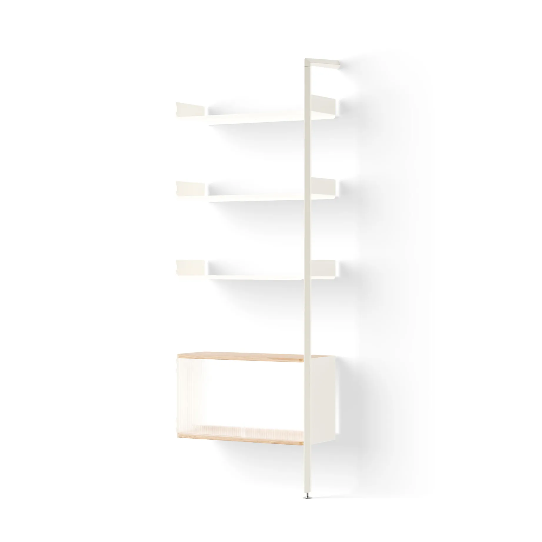Rombe IF6 add-on hylla med skåp alabaster &Tradition