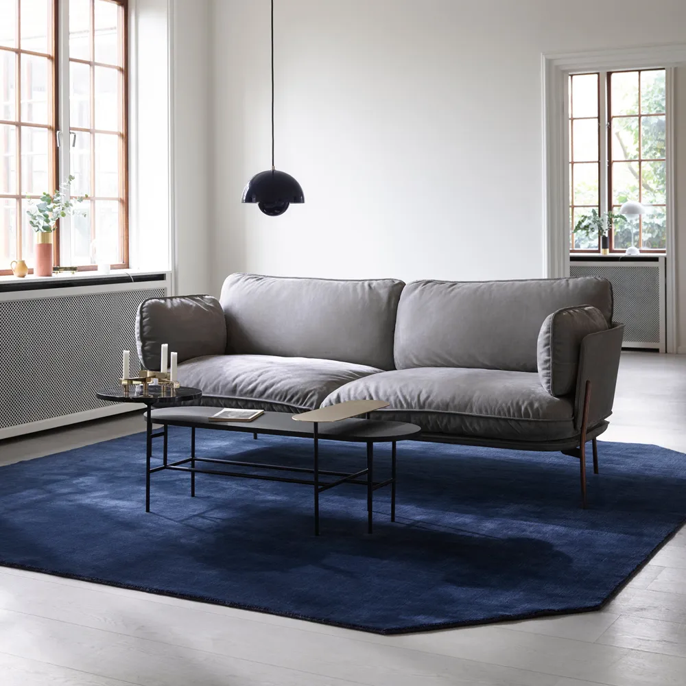 The Moor Rug AP8 matta, midnight blue &Tradition