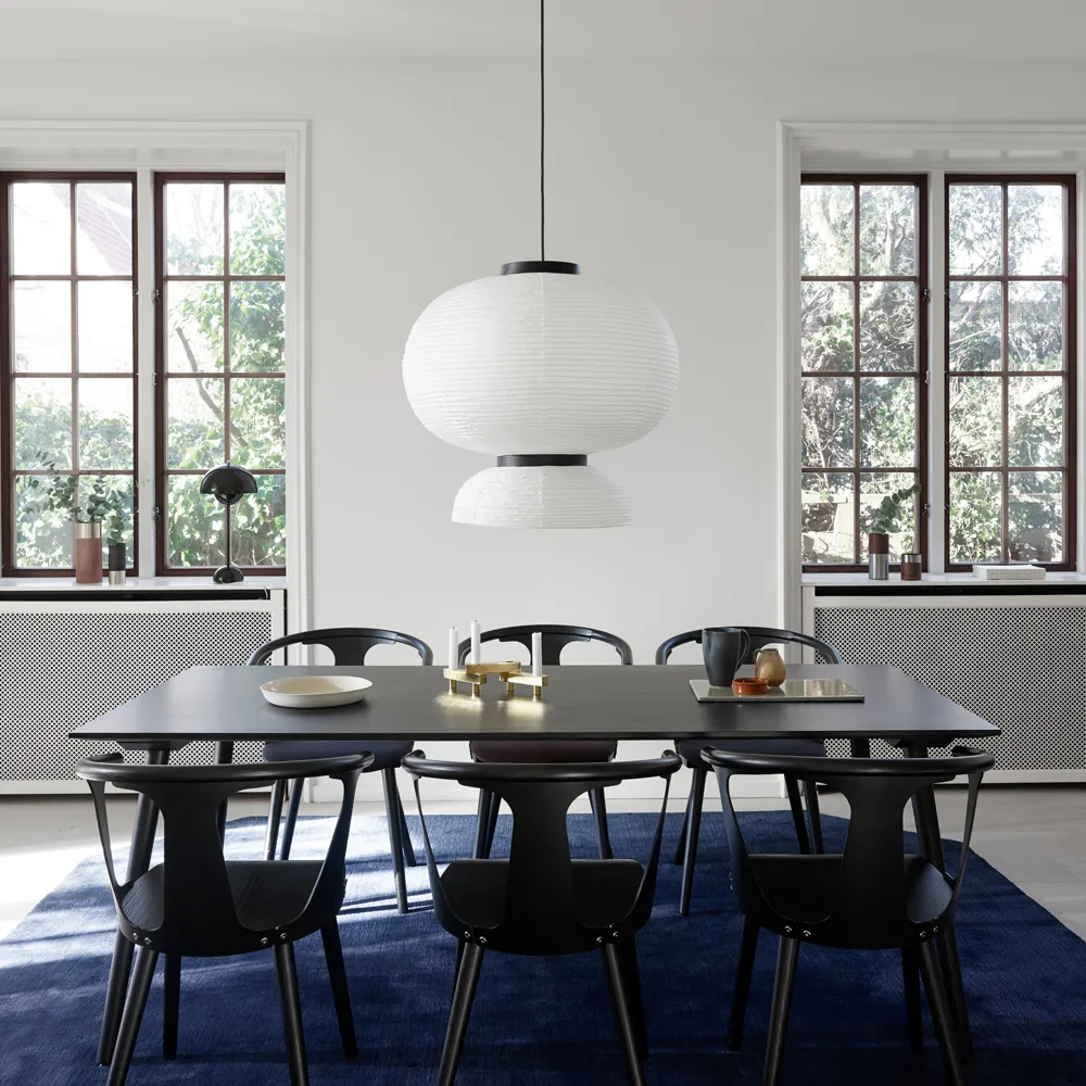 The Moor Rug AP8 matta, midnight blue &Tradition