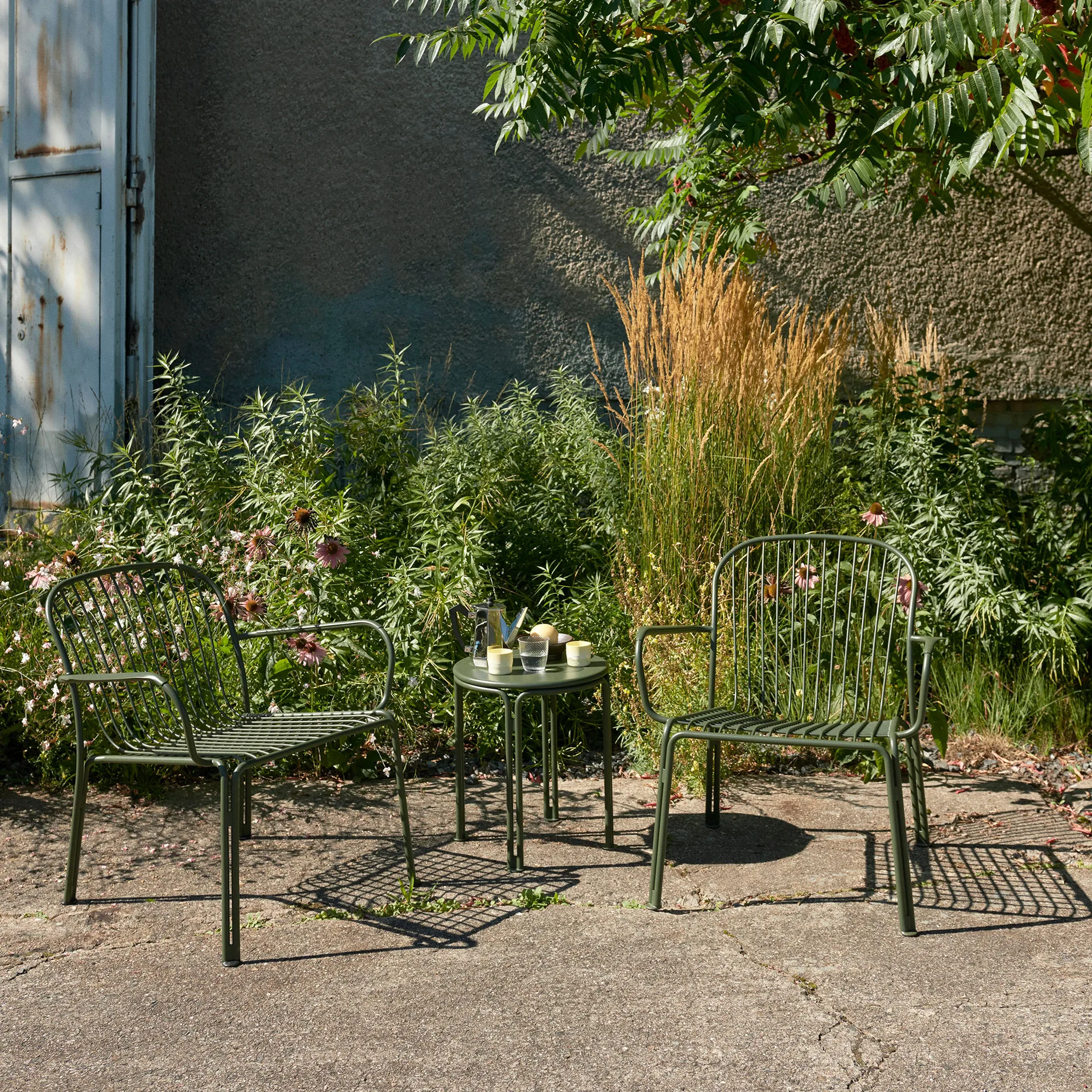 Thorvald SC102 sidobord, Bronze green &Tradition
