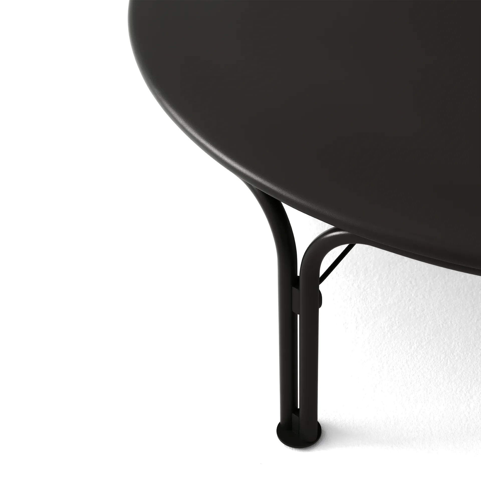 Thorvald SC109 soffbord, Warm black, Ø115 cm &Tradition