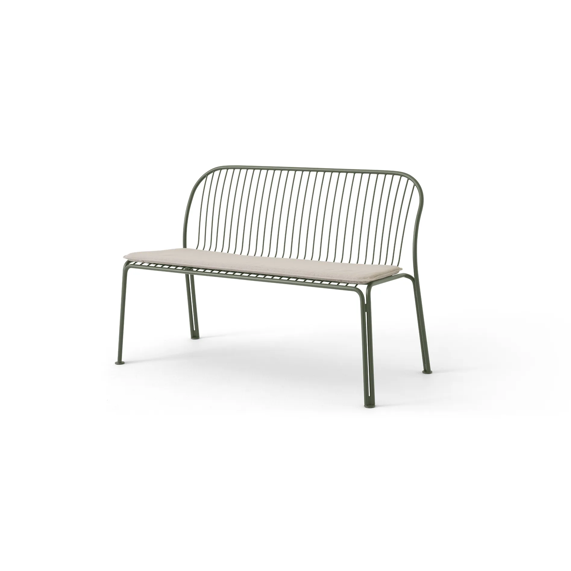 Thorvald SC111 bänk, Bronze green, 129 cm &Tradition