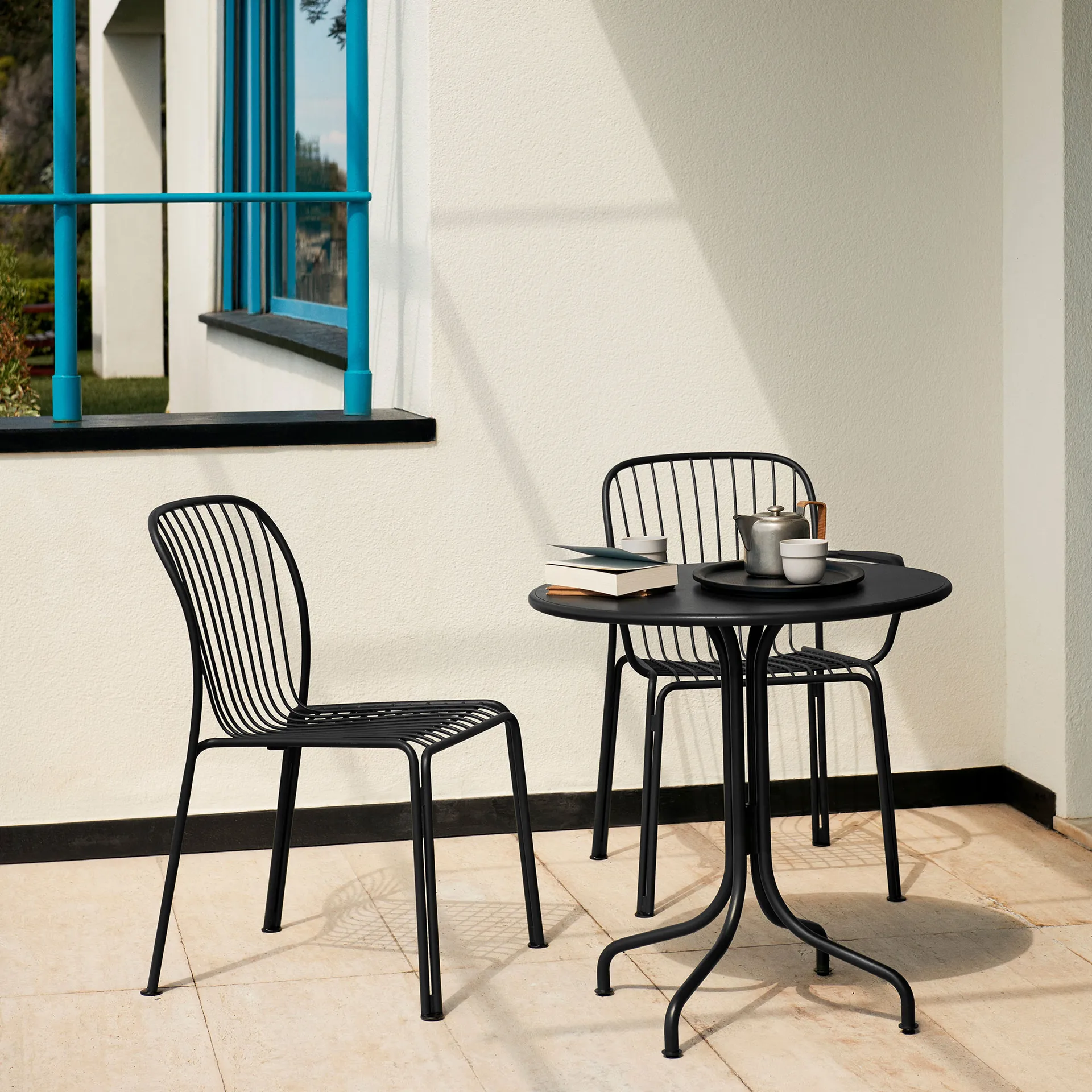 Thorvald SC96 cafébord Ø70 cm, Black &Tradition