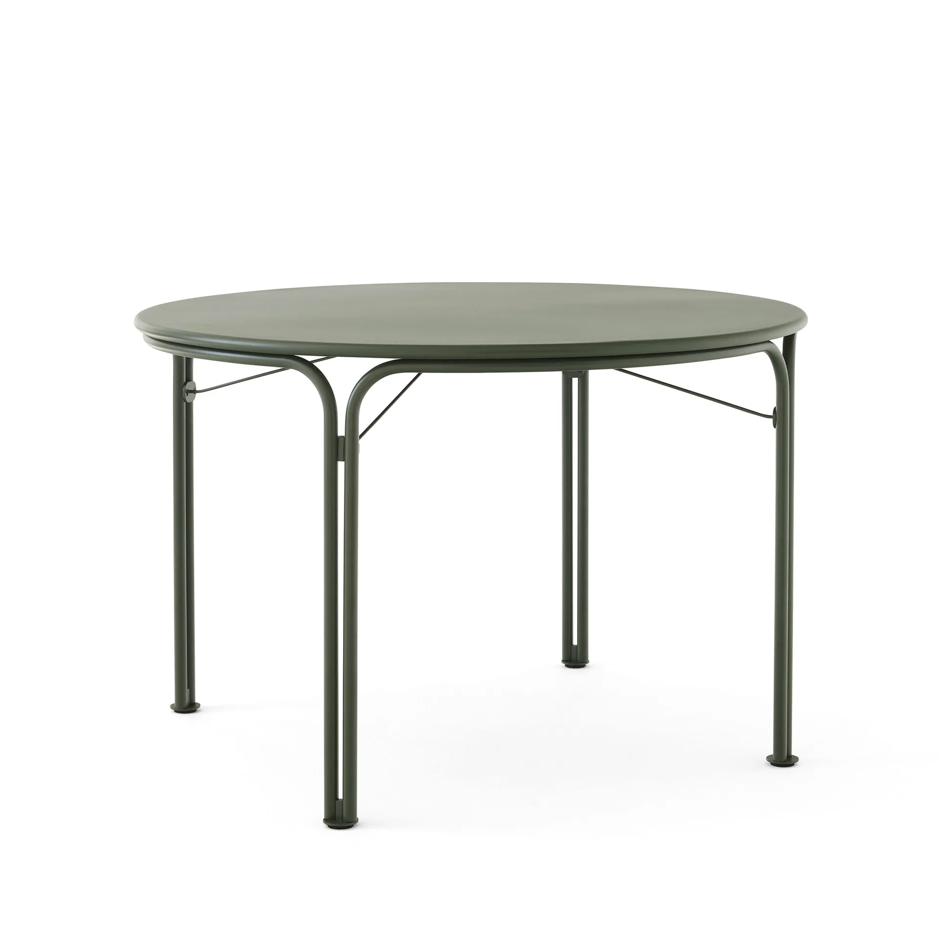 Thorvald SC98 matbord Ø115 cm, Bronze green &Tradition