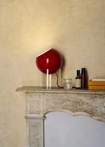 Topan VP13 bordslampa 31,5 cm - Clear-vermilion red - &Tradition