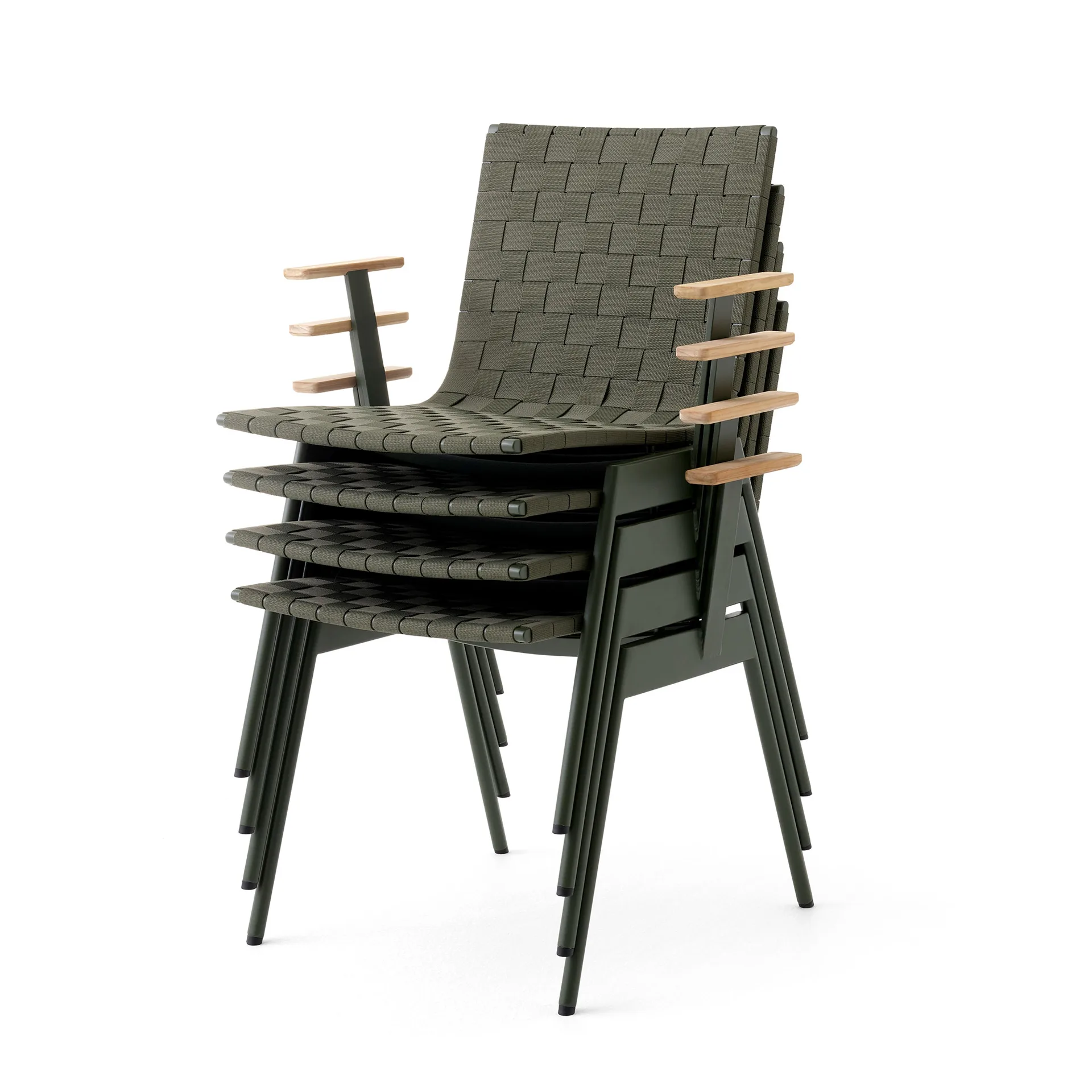 Ville Outdoor AV34 stol, Bronze green &Tradition