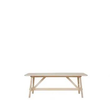Landala matbord - Furu vit hårdvaxolja 160x75 cm - Tre Sekel Möbelsnickeri