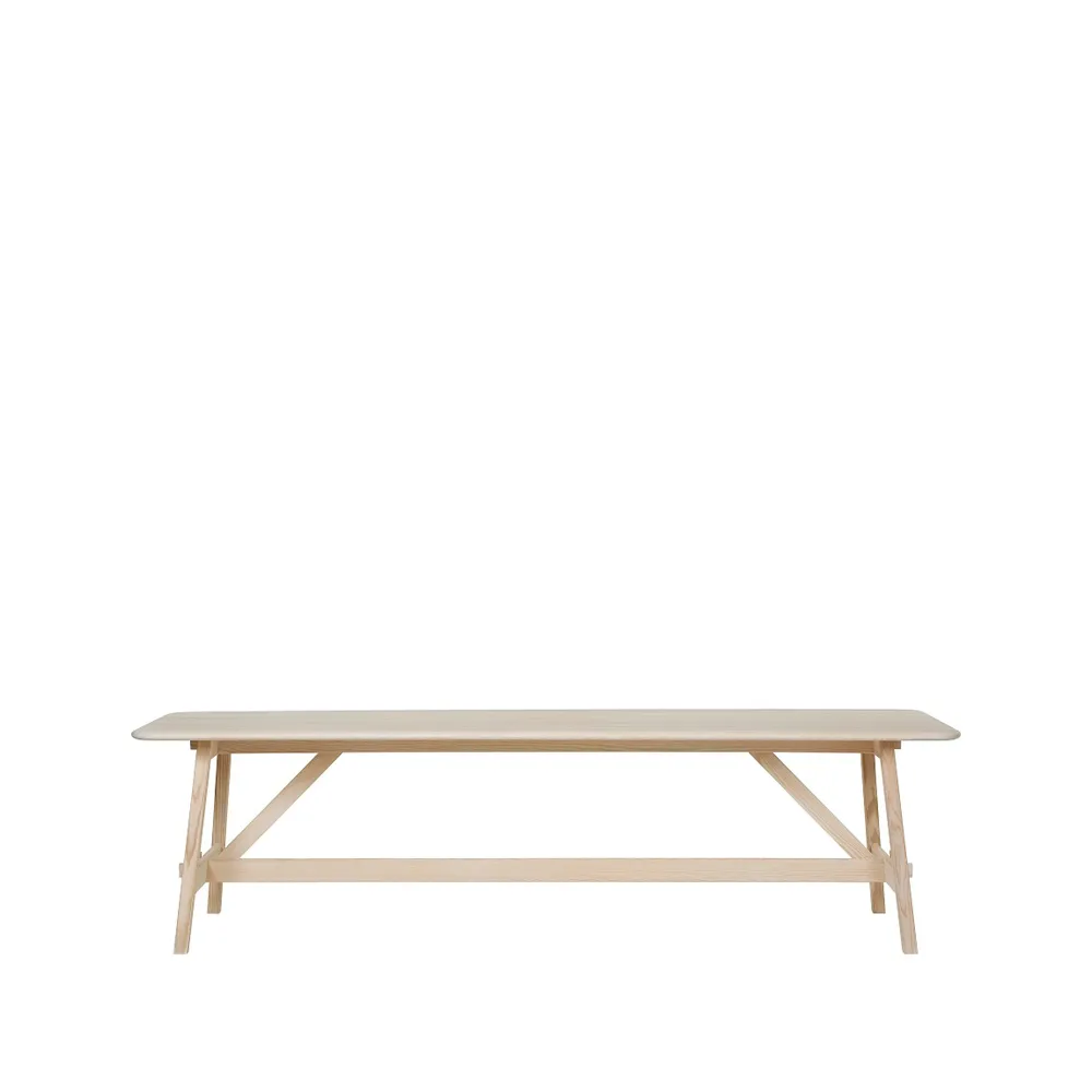 Landala matbord, Furu vit hårdvaxolja 270x75 cm Tre Sekel Möbelsnickeri