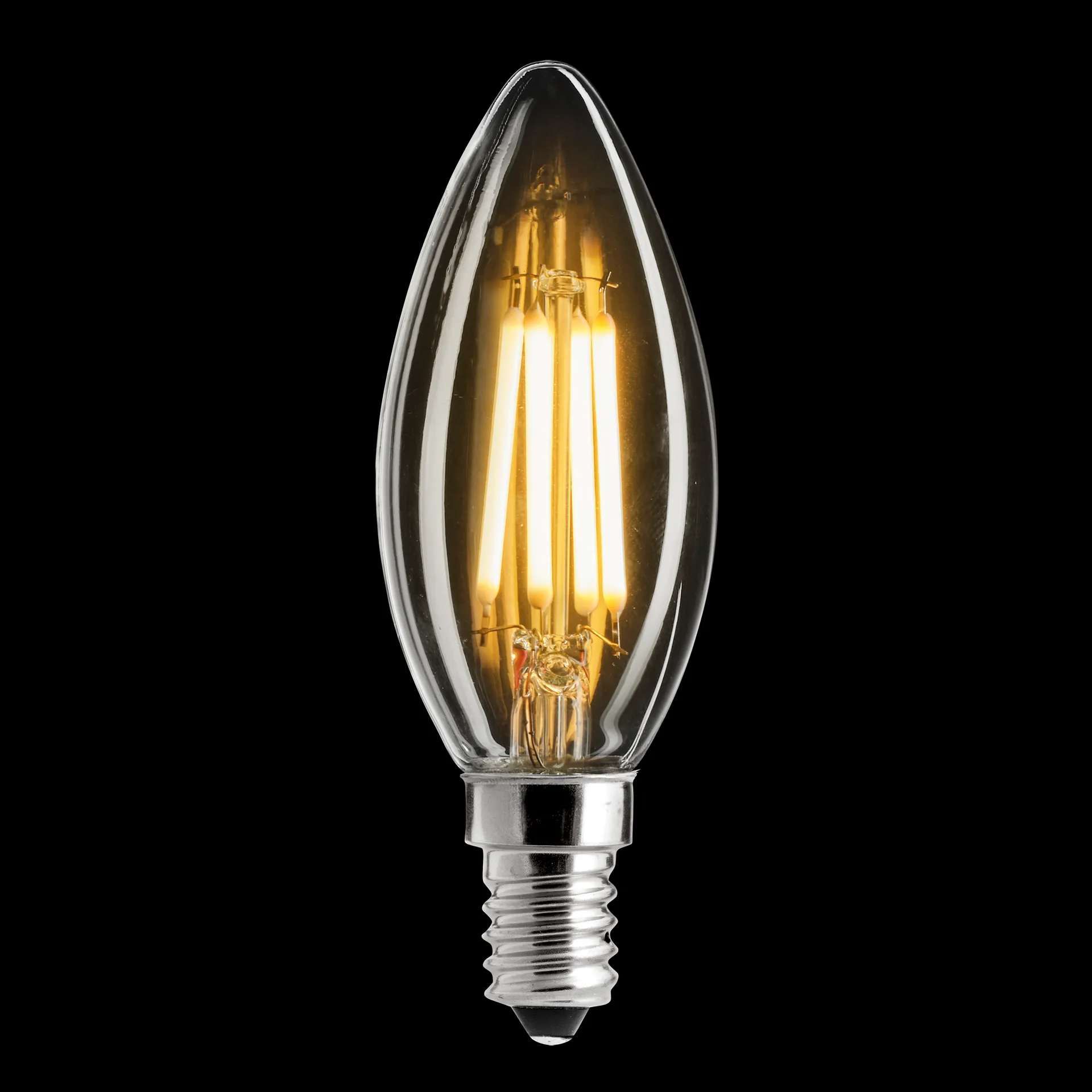 Uni-white kronljus klar dimbar ljuskälla E14, 2700K 300lm 4W Unison