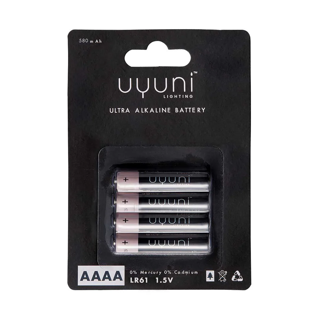 Uyuni Batteri 4-pack, AAAA Uyuni Lighting