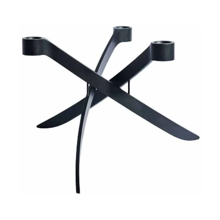 Uyuni Lightarch mini ljusstake 3 armar, Matt svart Uyuni Lighting