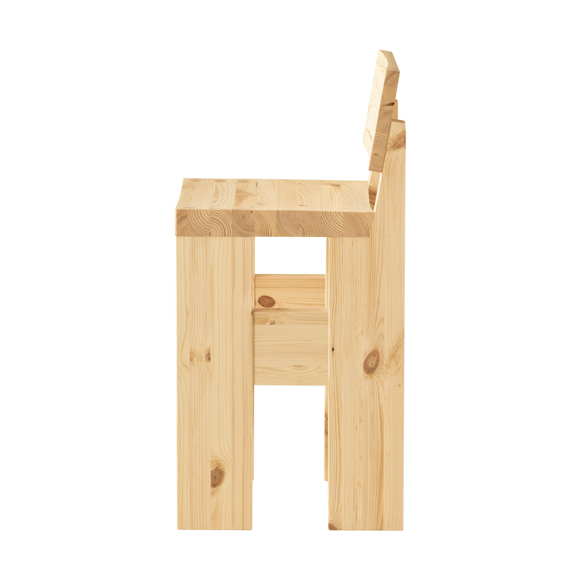 001 Bar Stool barstol, Matt oljevaxad furu, 65 cm Vaarnii