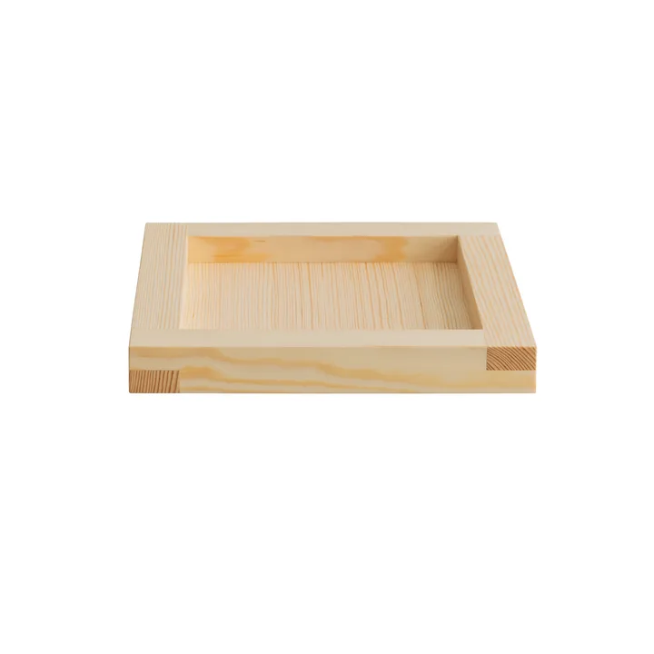 009 Tray bricka - Oljevaxad furu, 33x33x6 cm - Vaarnii