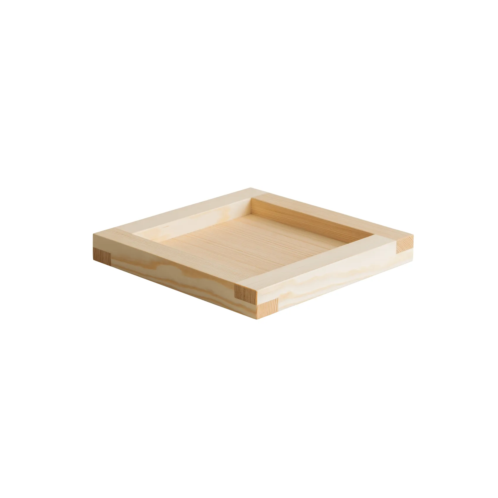 009 Tray bricka, Oljevaxad furu, 33x33x6 cm Vaarnii