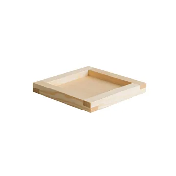 009 Tray bricka - Oljevaxad furu, 33x33x6 cm - Vaarnii