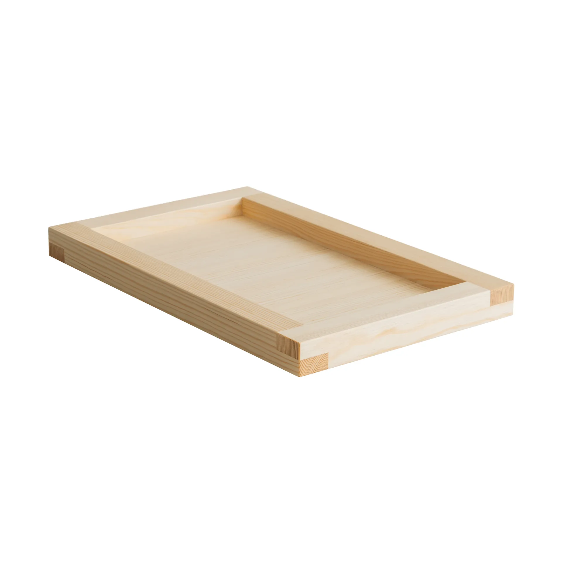 009 Tray bricka, Oljevaxad furu, 54x33x6 cm Vaarnii