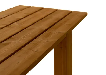 013 Osa Outdoor Table bord - Värmebehandlad furu, 182x75x78 cm - Vaarnii