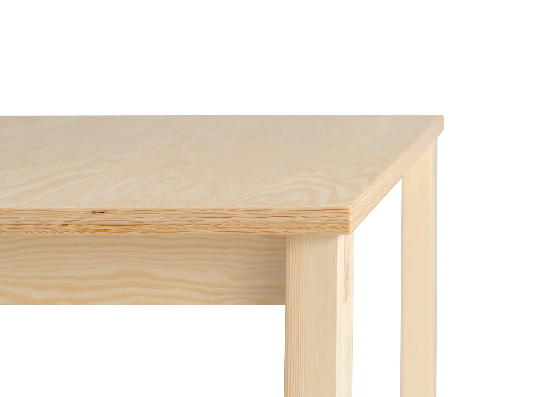 016 Maasto Table bord, Matt oljevaxad furu, 120x120x75 cm Vaarnii